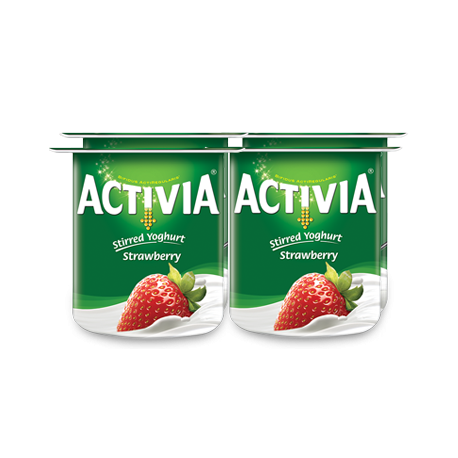 Activia Stirred Strawberry Full Fat...