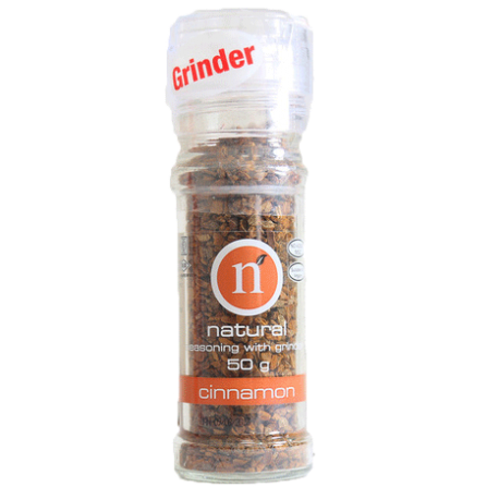 Natural Cinnamon with Grinder 50g