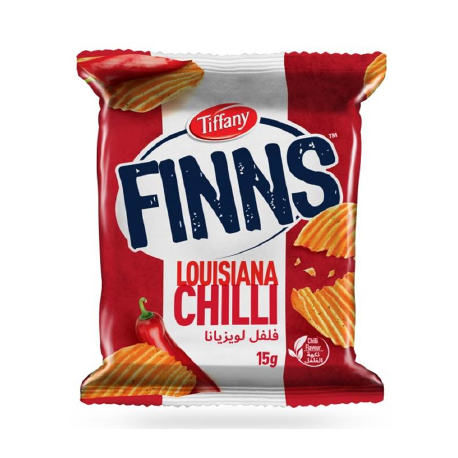 Tiffany Crinkled chilli Potato Chips 15g
