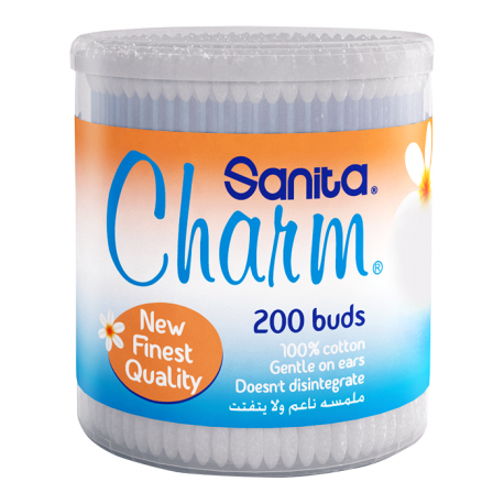 Sanita Charm Ear Buds Round 200