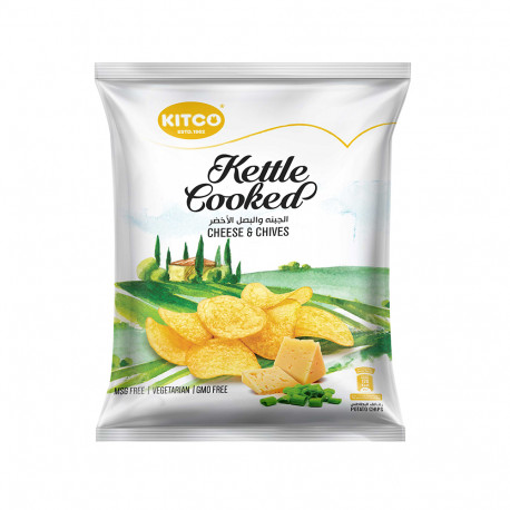 Kettle Cooked Cheese & Chives Chips 40g
