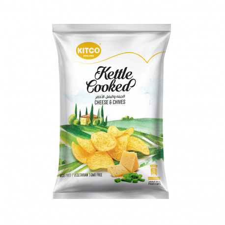 Kettle Cooked Cheese & Chives Chips 150g