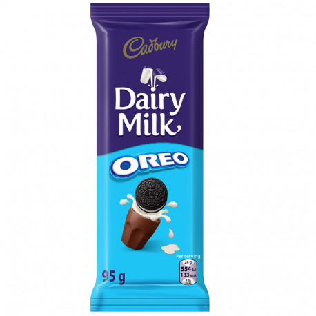 Cadbury Dairy Milk Chocolate With Vanilla and Oreo Biscuits Filling 95g