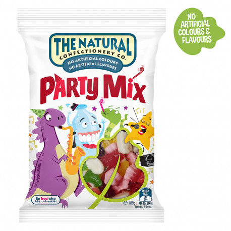 The Natural Confectionary Co. Party Mix Jelly Candy 180g