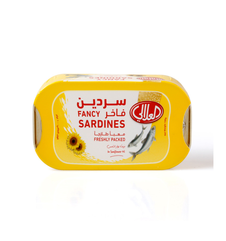 Alali Sardines Sunflower Oil 100gm from SuperMart.ae