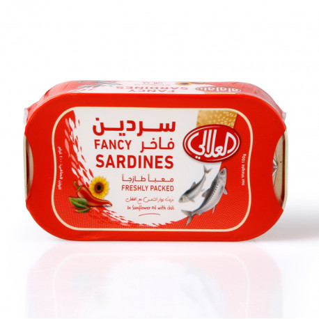 Alali Sardines In Sunflower Oil With Chilli 100gm