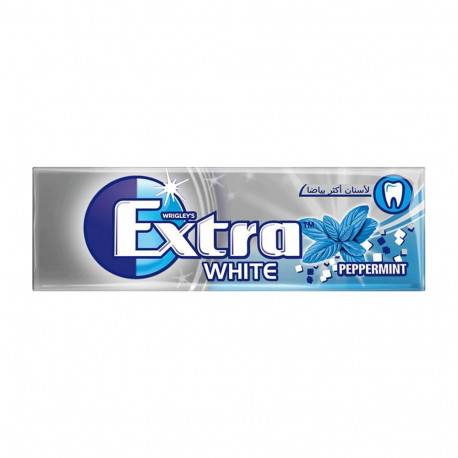 Wrigley's Extra White Peppermint Gum 10 Pellets