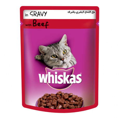 Whiskas Beef in Gravy 85g