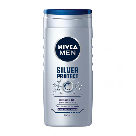 Nivea Silver Protect Shower Gel For Men 250ml