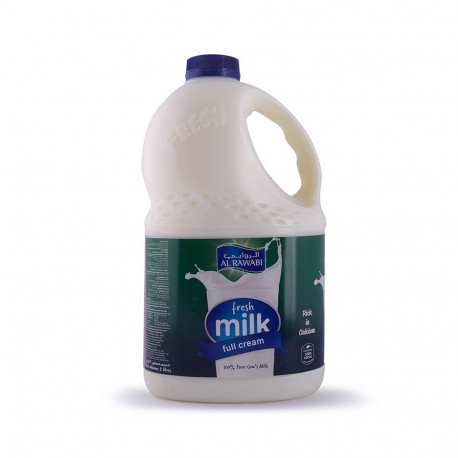 Al Rawabi Fresh Milk Full Fat 2L