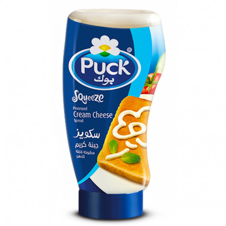 Puck Squeeze Processes Cream Cheese 400g