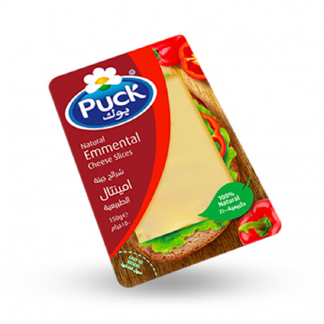 Puck Natural Emmental Cheese Slices 150g