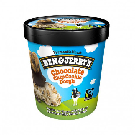 Ben & Jerry's Ice Cream Chocolate chip Cookie Dough 473ml