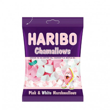 Haribo Chamallows Pink & White Marshmallows 70g
