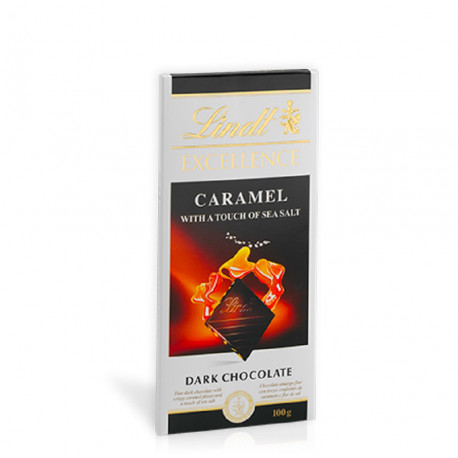 Lindt Excellence Caramel with Touch of Sea Salt 100g