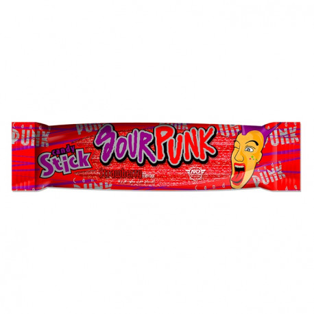 Sour Punk Candy Stick Strawberry Flavour 50g