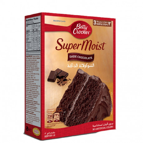 Betty Crocker Super Moist Dark Chocolate 500g
