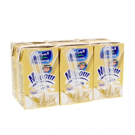 Almarai Long Life Nijoom UHT Milk Vanilla 6x150ml