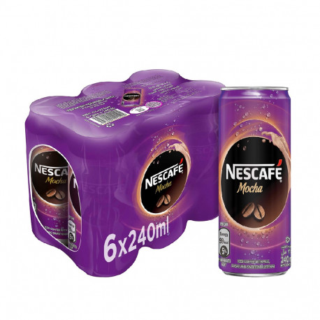 Nescafe Mocha Iced Coffee 6x240ml