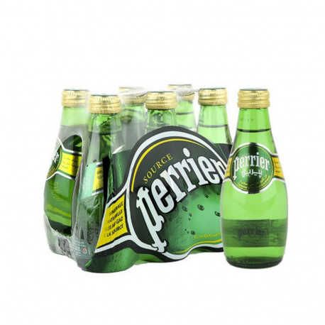 Perrier Carbonated Natural Mineral Water 6x200ml
