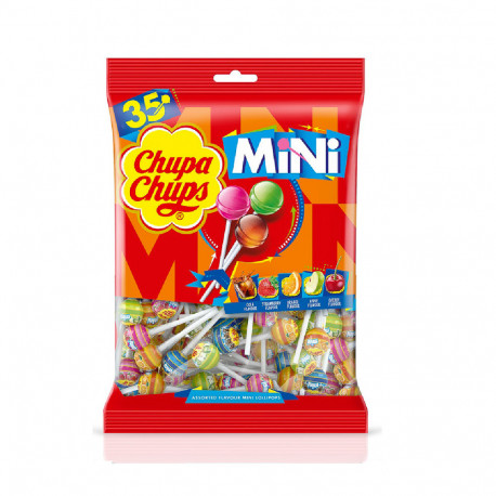 Chupa Chups Assorted Flavor Mini Lollipops 35 Pieces