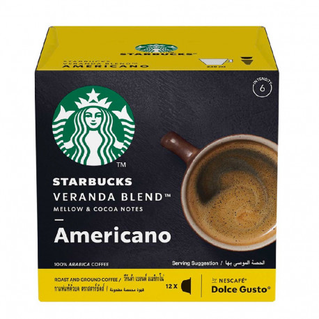 Nescafe Dolce Gusto Starbucks Veranda Blend Americano 12 Capsules