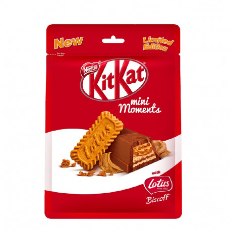 KitKat Mini Moments Chocolate with Lotus Pouch 122.5G