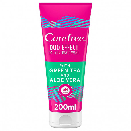 Carefree Daily Intimate Wash Green Tea & Aloe Vera 200ML
