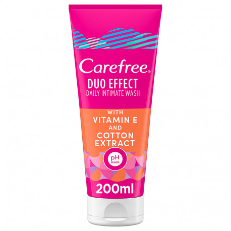 Carefree Daily Intimate Wash Vitamin E Cotton Extract 200ML