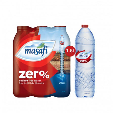 Masafi Zero Water 6x1.5L