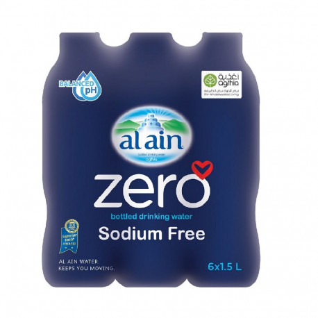 Al Ain Zero Sodium Water 6x1.5L