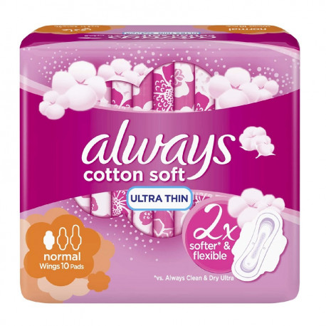Always Ultra Cotton Soft 10 Normal...