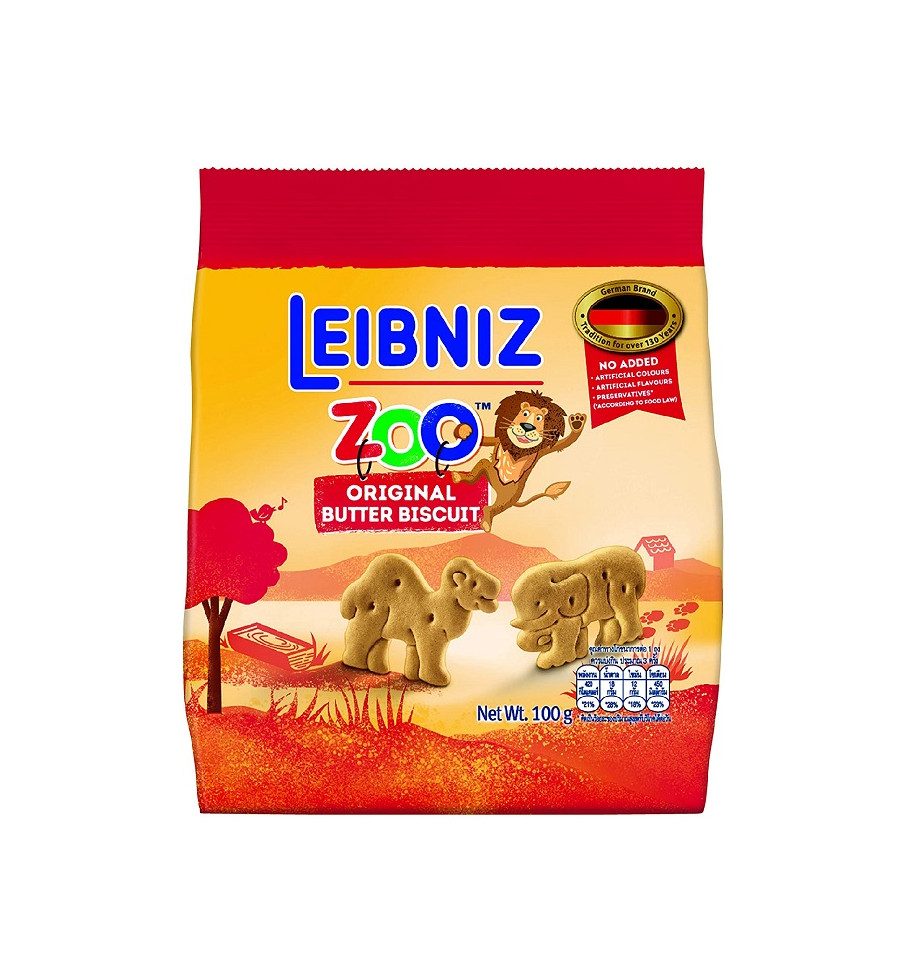 Bahlsen Liebniz Zoo Animals Butter Biscuits 100G from 