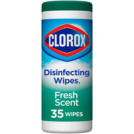 Clorox Fresh Scent Disinfecting 35 Wipes