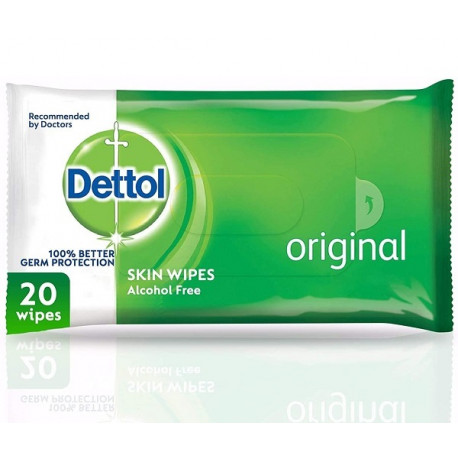 Dettol Original Antibacterial 20 Wipes