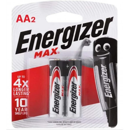 Energizer Max AA2 Pack of 2
