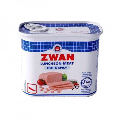 Zwan Chicken Hot & Spicy Luncheon Meat 340GM