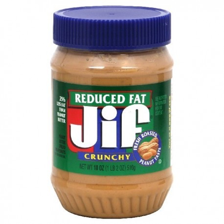 Jif Reduced Fat Peanut Butter 454g