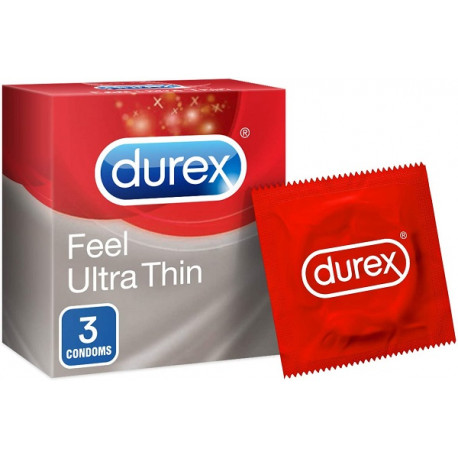 Durex Feel Ultra Thin Condom 3 Pieces