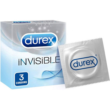 Durex Invisible Extra Thin Condom 3...