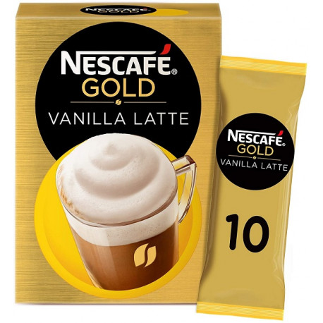 Nescafe Gold Vanilla Latte 10x18G