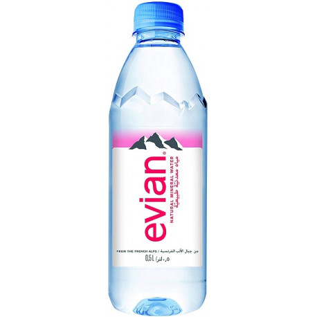 Evian Natural Mineral Water 500ML