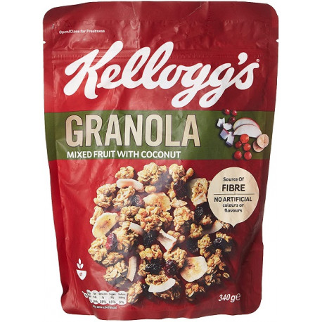Kellogg's Granola Oats Mixed Fruits With Coconut 340G