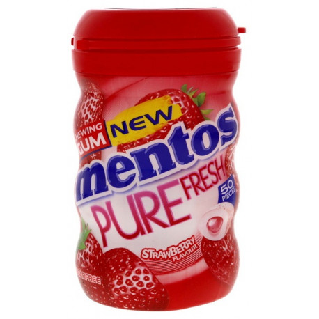 Mentos Pure Fresh Strawberry 50 Pieces