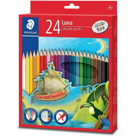 Luna Colouring Pencils 24col