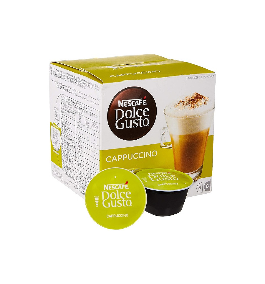 NESCAFÉ Dolce Gusto Coffee Capsules Cappuccino, 16 Count ( Pack Of