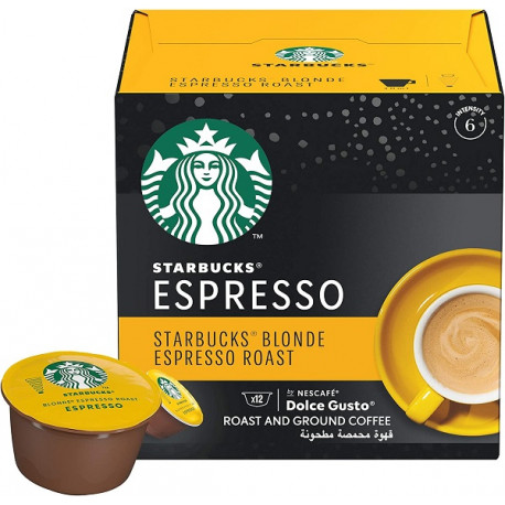 Starbucks Blonde Espresso Roast by NESCAF? Dolce Gusto Coffee12 Capsules