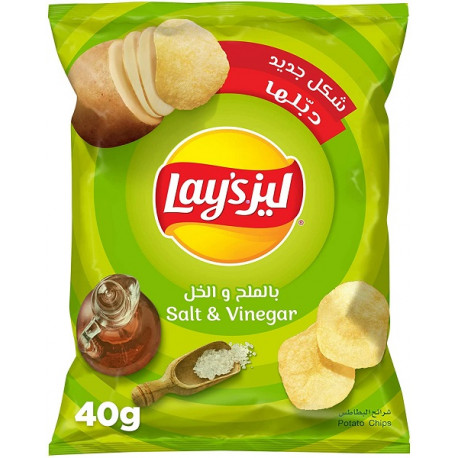 Lays Salt & Vinegar 40g