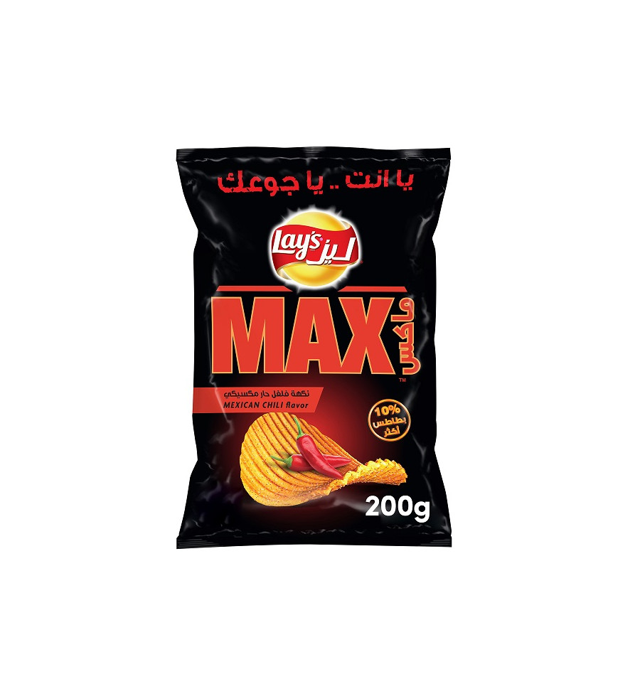 Lays Max Mexican Chilli 200g from SuperMart.ae