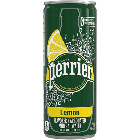 Perrier Sparkling Water Lemon Flavor 250ML